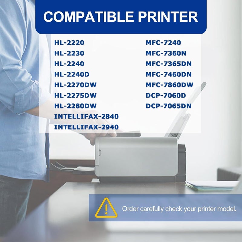 HPEORTONER 1 PK DR420 Black Drum Unit 15,000 pages High Yield Compatible, DR420, Replacement for Brother DCP-7060D DCP-7065DN IntelliFax-2840 HL-2220 HL-2230 HL-2240 HL-2280DW MFC-7240 MFC-7360N Printer - Image 2